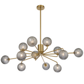 Felton 12 Pendant Light Antique Gold